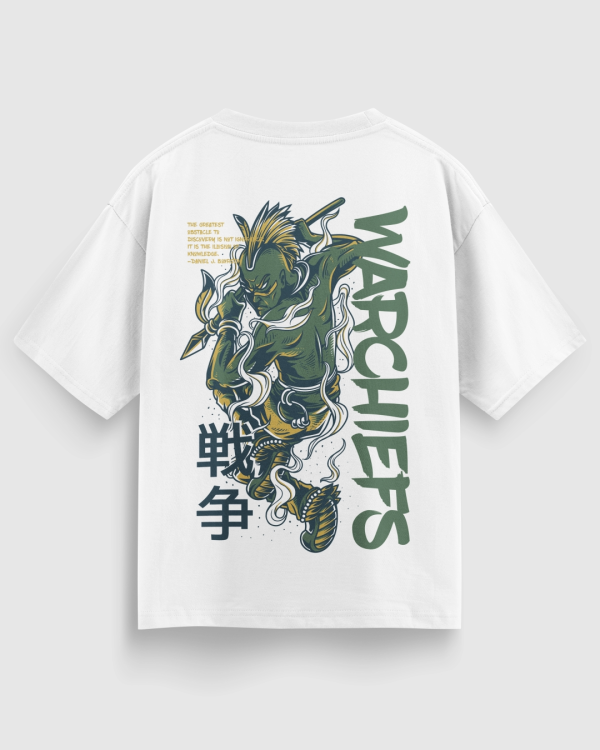 Warchiefs White Oversized T-Shirt - Image 2